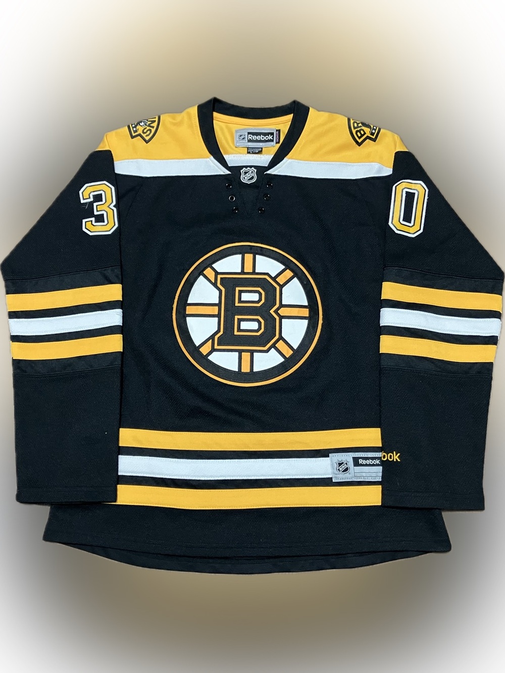 Boston Bruins Tim Thomas Reebok NHL Hockey Jersey Size Women Large